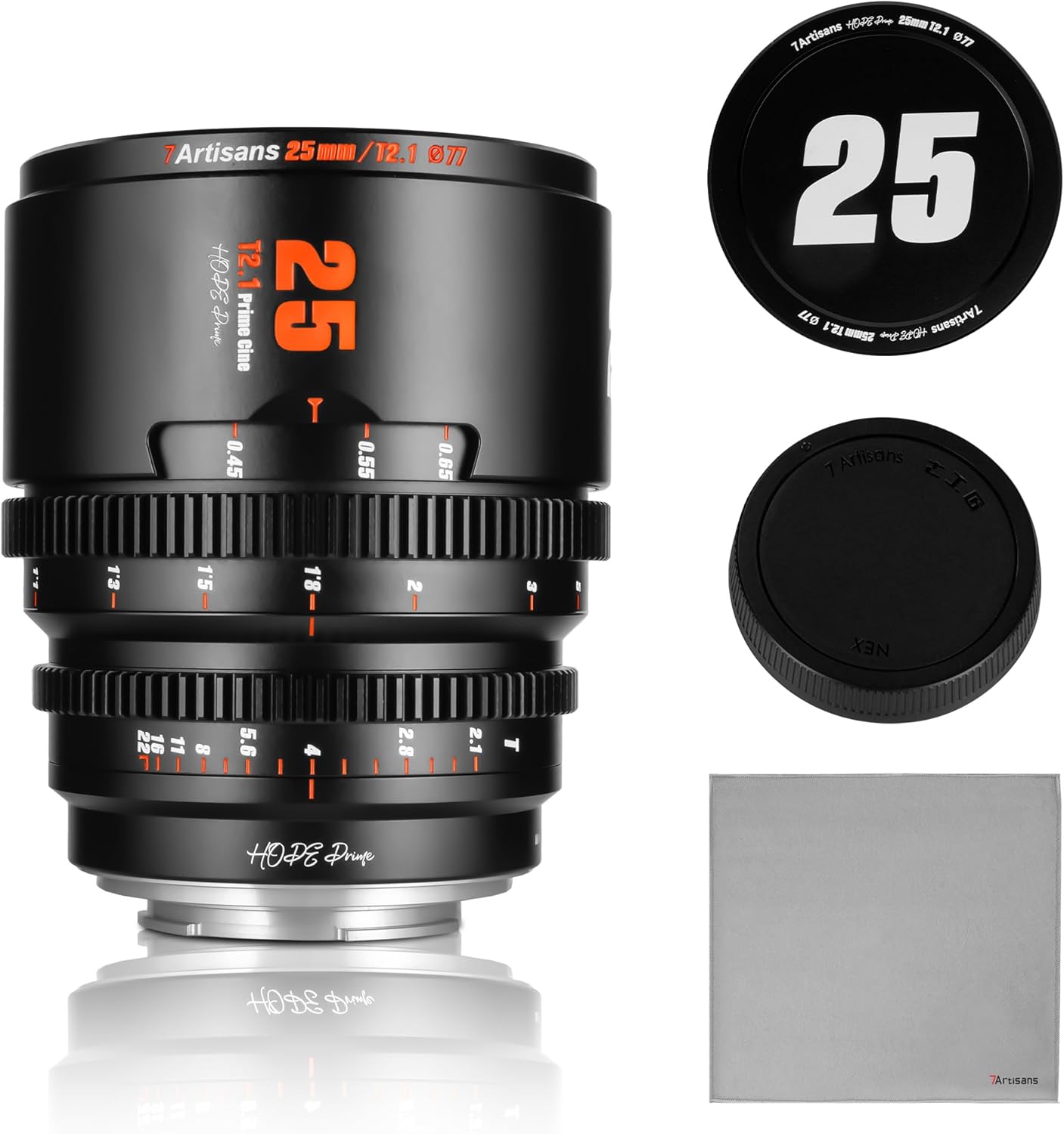 7장인 25mm T2.1 S35 대구경 시네마 렌즈 7artisans - 상세 이미지 4