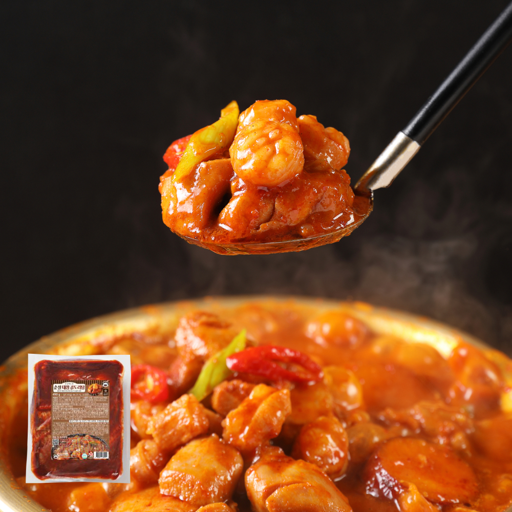 [푸딩팩토리] 순살 대창곱도리탕 490g 홈쿡요리 간편조리 닭도리탕 볶음탕 : 푸딩팩토리몰