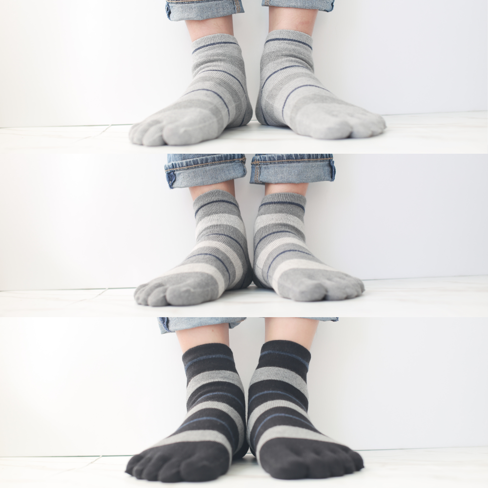 [대량구매] 남자 단목 면 발가락양말 30켤레/50켤레 - 상세 이미지 2