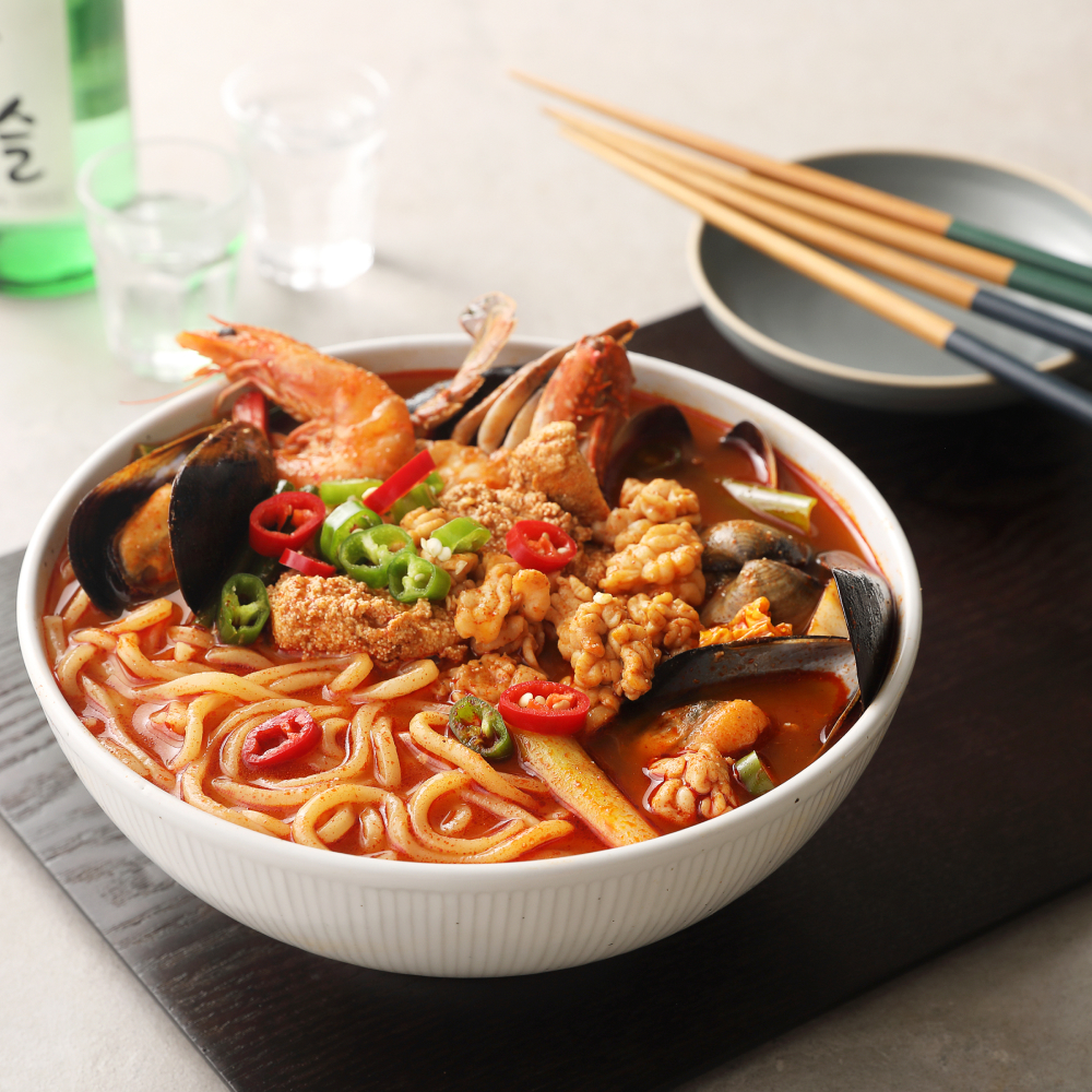 푸딩팩토리 알짬뽕탕 700g 면제외 해물알탕 전골 국물요리 소주안주 (면세) - 상세 이미지 4