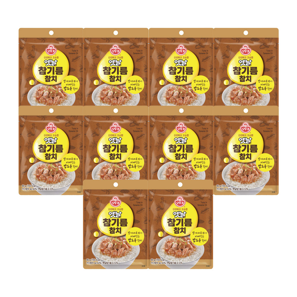 오뚜기 옛날참기름참치 95g 10개 - 메인 이미지