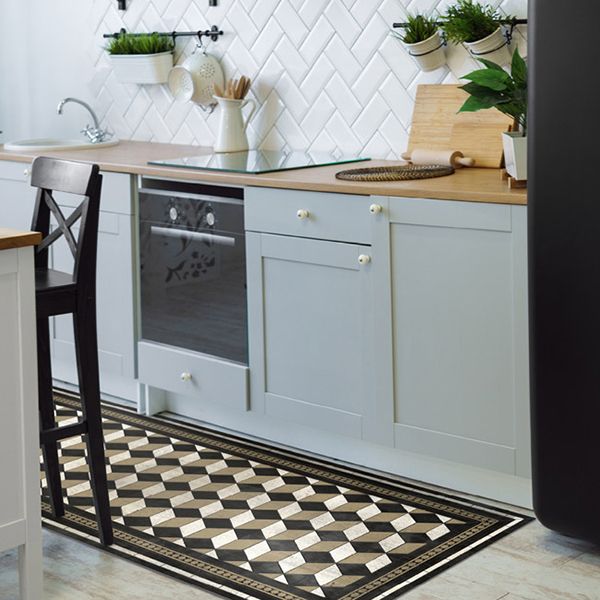 베이자플로우 PVC 러그 - 바우하우스 골드 180 x 260 cm