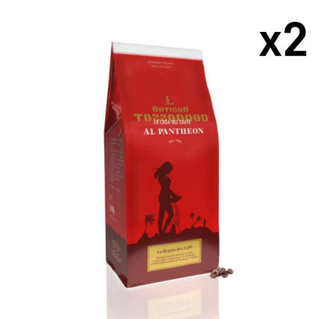 [해외]이탈리아 타짜도르 레지나 데이 원두 커피 1KG x 2팩 홀빈 로스팅 커피빈 기념품