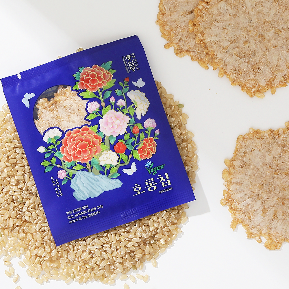 풍심당 수제 현미 100% 누룽지 15봉 45개입 호롱칩