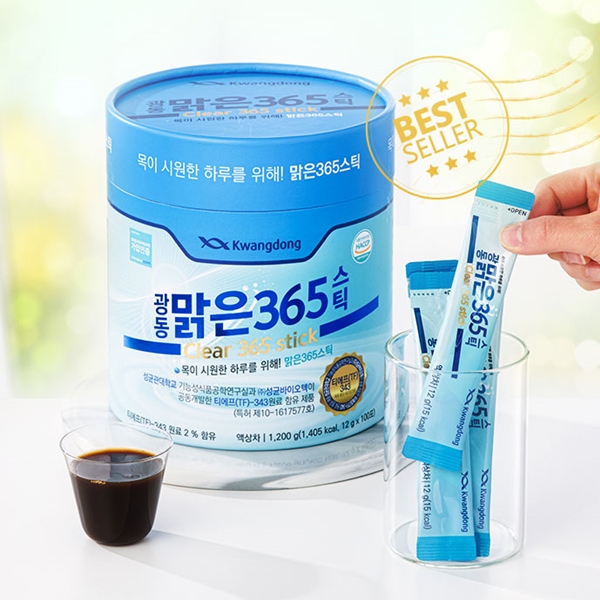 광동 맑은365 스틱 목이 시원한 목관리식품 100포 1통 - 상세 이미지 5