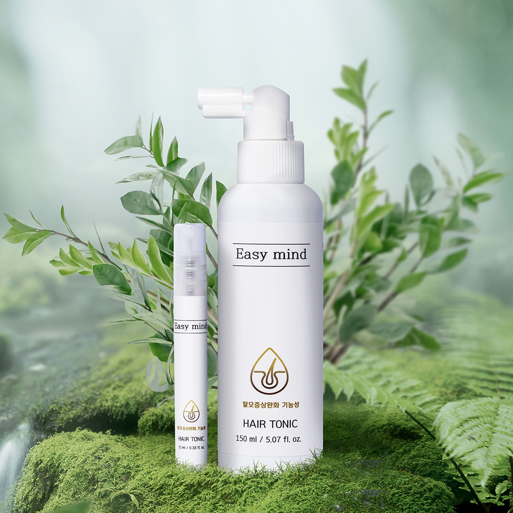 이지마인드 두피케어 탈모기능성 맥주효모 헤어토닉 150ml + 10ml 패키지구성(두피 각질 제거 스케일링 두피열 관리 쿨링스프레이 정수리탈모)