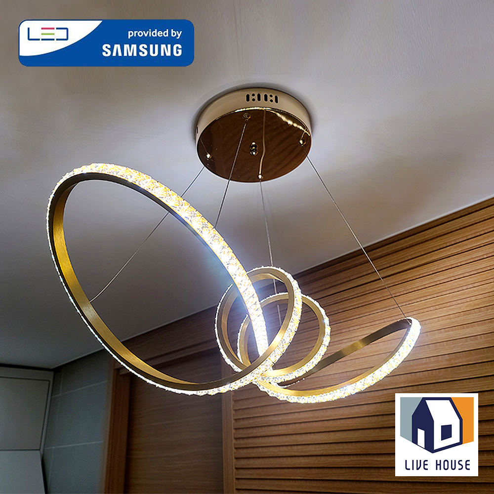 식탁조명 펜던트 조명 LED 뫼비우스 주방 식탁등 골드