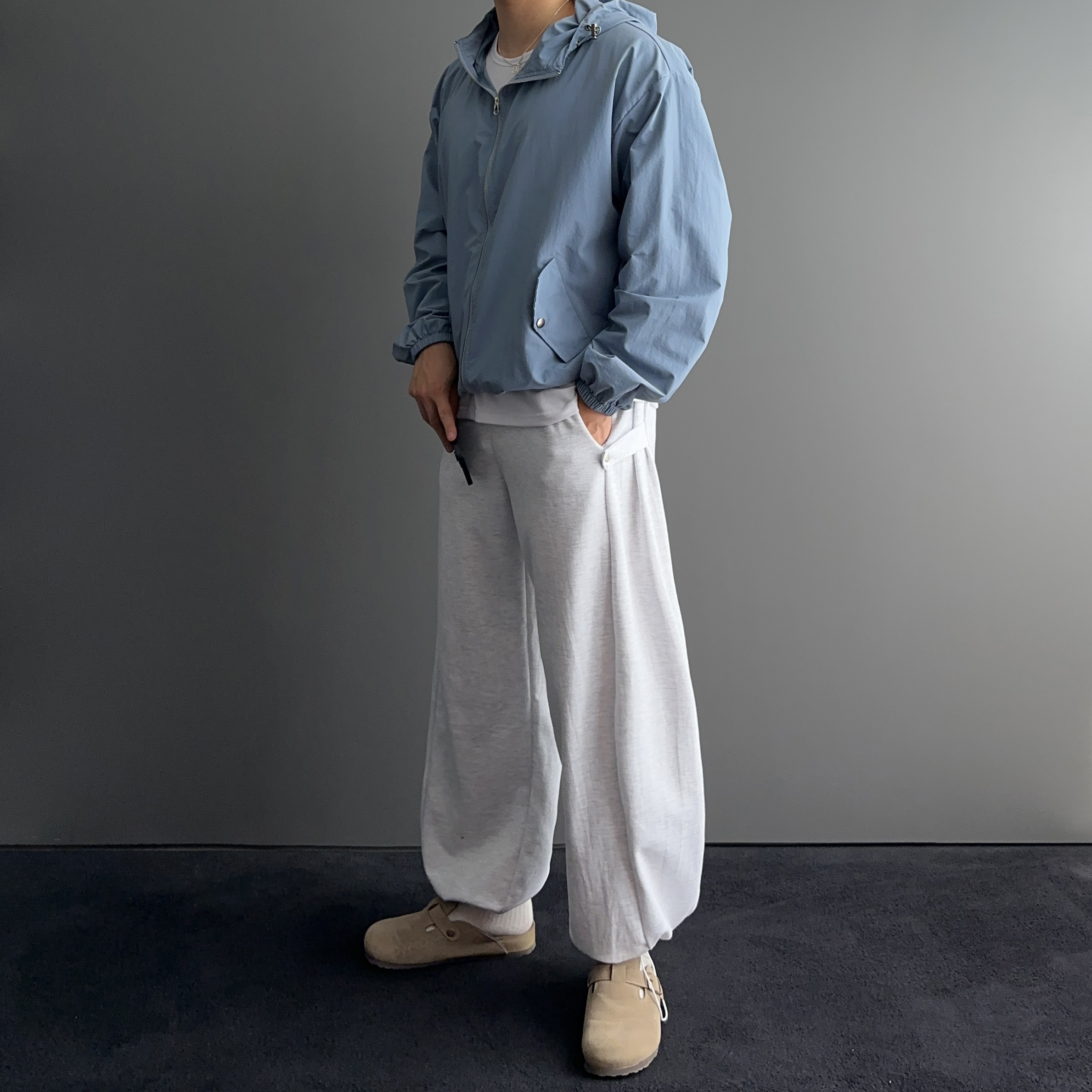 스웻팬츠 벌룬팬츠 남자와이드팬츠 - 상세 이미지 5