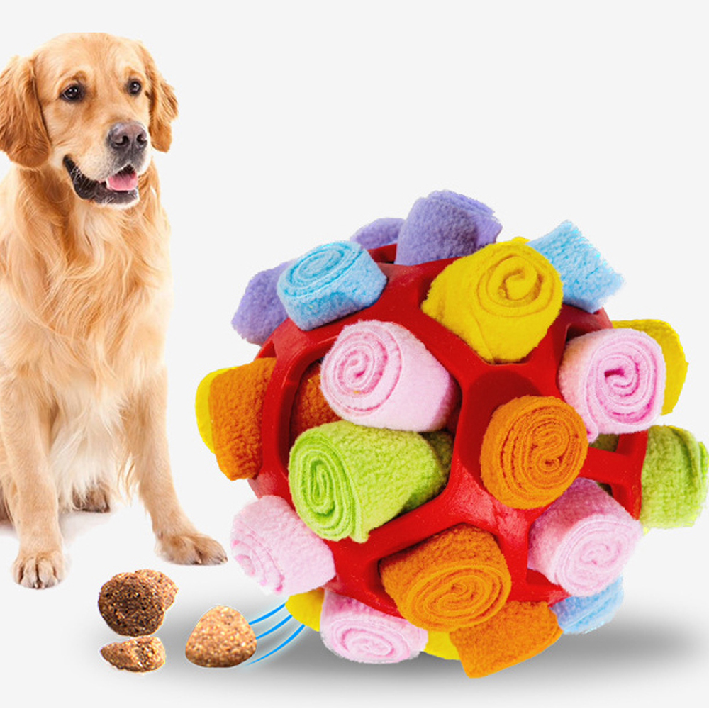 애견 노즈워크 돌돌볼 강아지 고양이 스너플 공 간식볼 후각 냄새 놀이 터그 장난감 지능개발 분리불안 해소