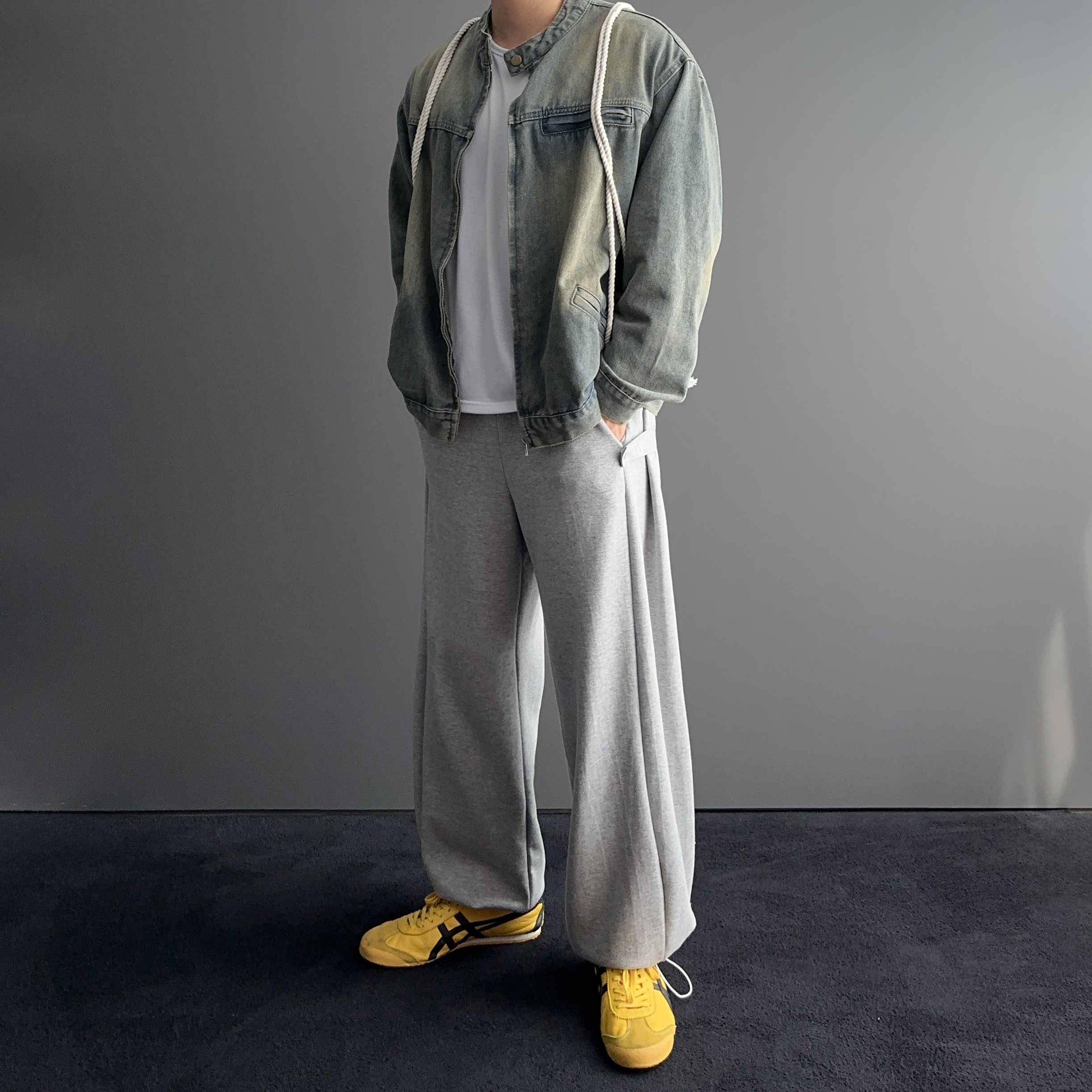 스웻팬츠 벌룬팬츠 남자와이드팬츠 - 상세 이미지 3