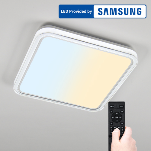 리나 IOT 원격제어 LED 스마트 리모컨 방등 60W 삼색변환 삼성칩 플리커프리 - 상품 이미지