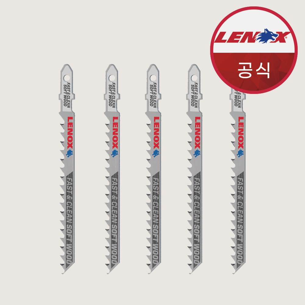 레녹스 직쏘날 LXKRC456T5 목재 금속 타일 벽돌 석고보드 화강석 판넬용 직소날 - 상품 이미지
