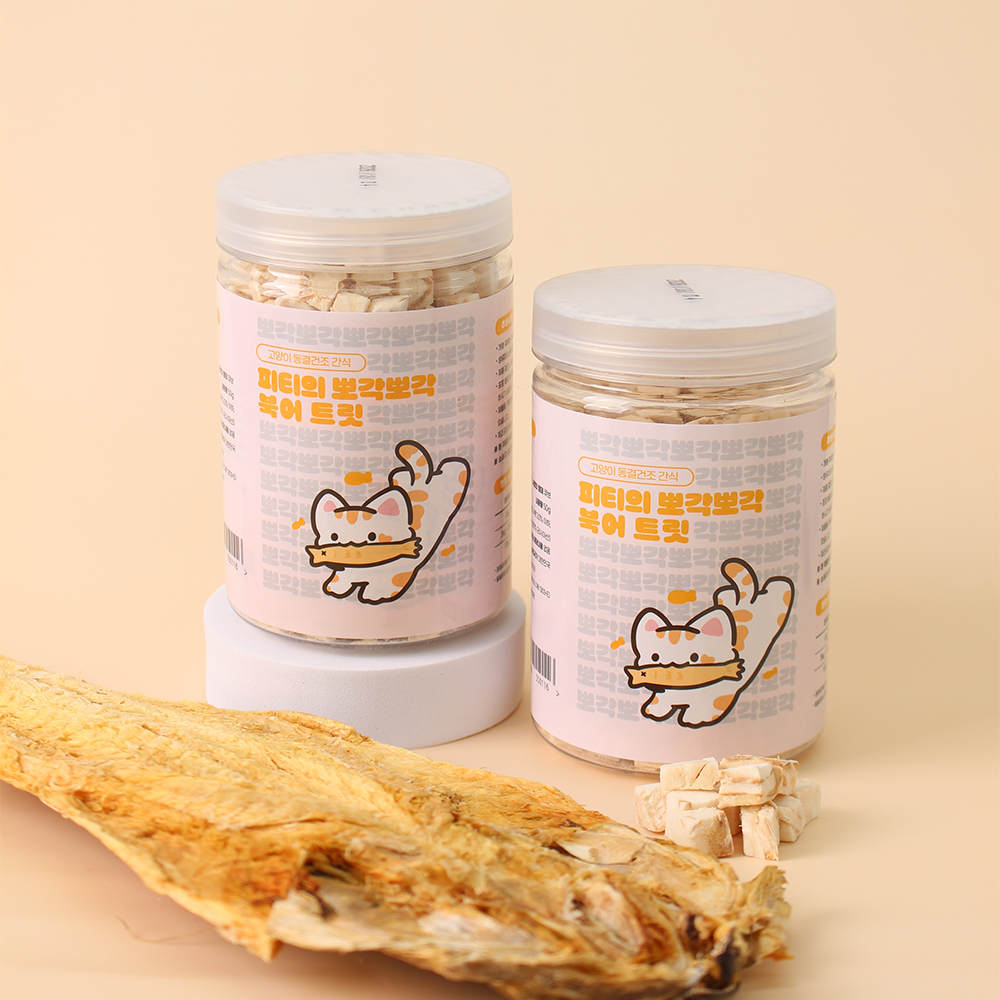 페네핏 고양이 동결건조 트릿 훈련 칭찬 저칼로리 간식 북어, 50g, 1개 - 상세 이미지 2