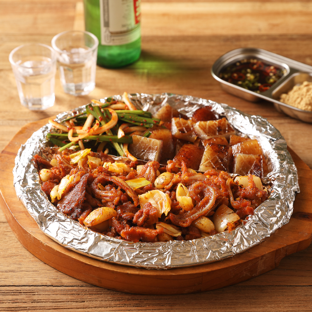 푸딩팩토리 직화 오돌뼈 200g 매운음식 야식 캠핑안주 맛집 주먹밥 - 상세 이미지 4