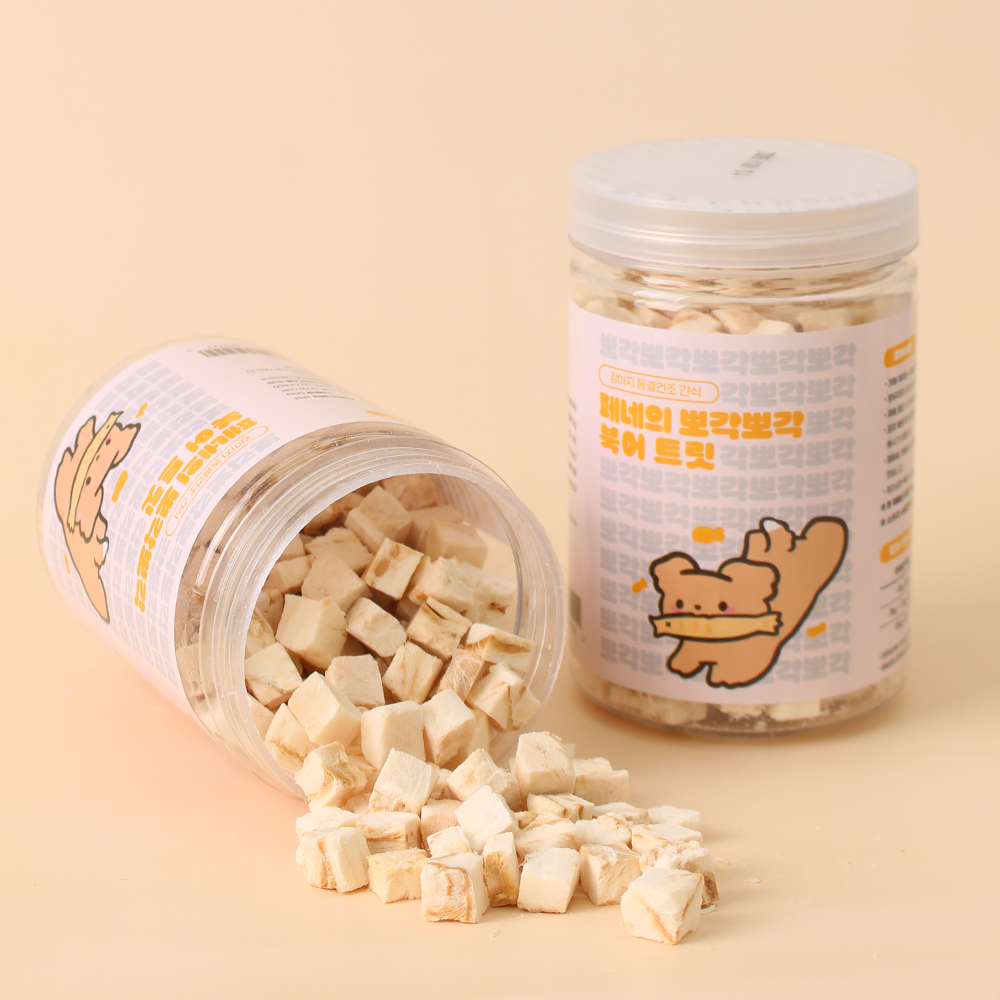 페네핏 강아지 동결건조 트릿 훈련 칭찬 저칼로리 간식 북어, 50g, 1개 - 상세 이미지 4