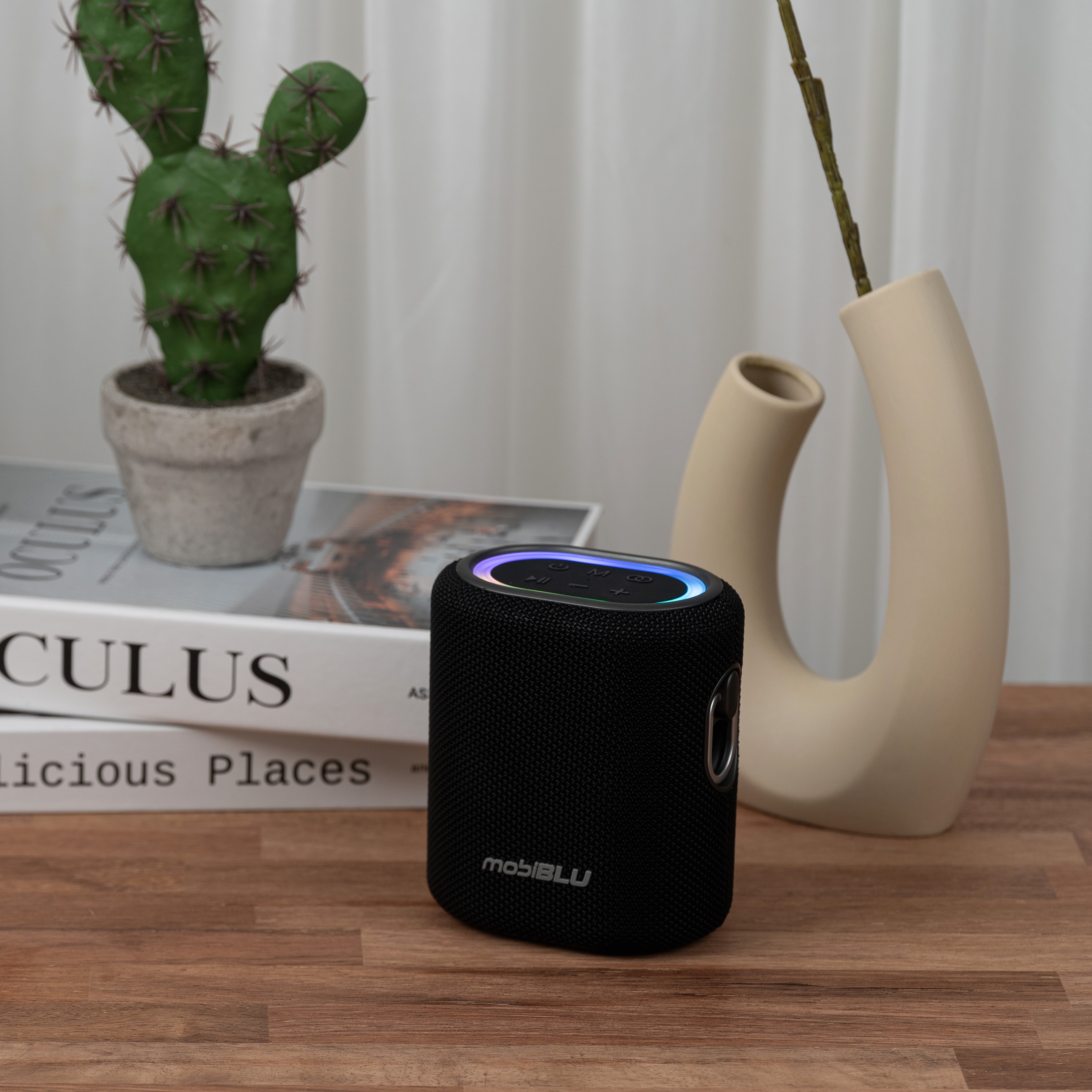 모비블루 블루투스 스피커 휴대용 미니 무선 캠핑 방수 WBS03 TWS 아웃도어 감성 제품 이미지