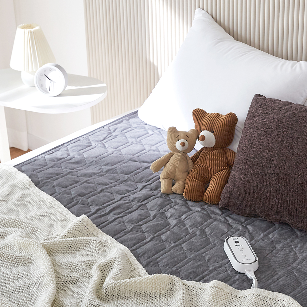 르젠 포근한 전기매트 플로우코지 전자파 차단 신소재 그래핀 탄소 온열매트 싱글 및 더블