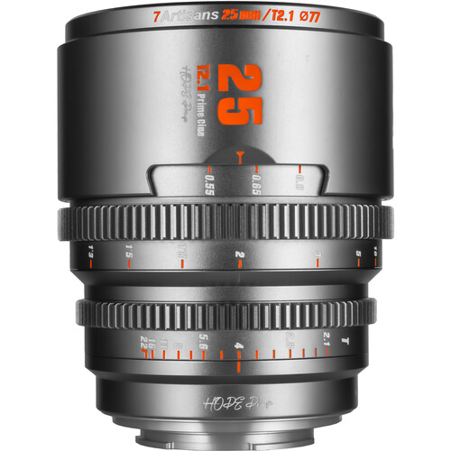 7장인 25mm T2.1 S35 대구경 시네마 렌즈 7artisans - 상품 이미지