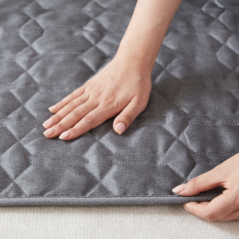 르젠 포근한 전기매트 플로우코지 전자파 차단 신소재 그래핀 탄소 온열매트 싱글 및 더블