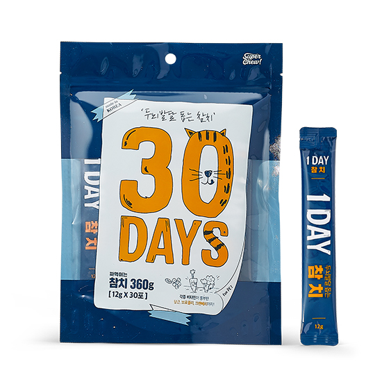 슈퍼츄 30DAYS 짜먹는 고양이간식 대용량 고양이 추르 닭가슴살+연어 60p - 상세 이미지 5