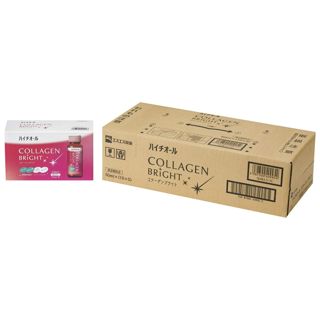 콜라겐 브라이트 50ml 50개입 일본직구 콜라겐펩티드 히알루론산 비타민B6 아이티올