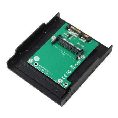 [BLC 협력사]데이터7핀 탑재 CFAST to SATA 컨버터 / 본체 케이블 통신 조립 플랫 IDE