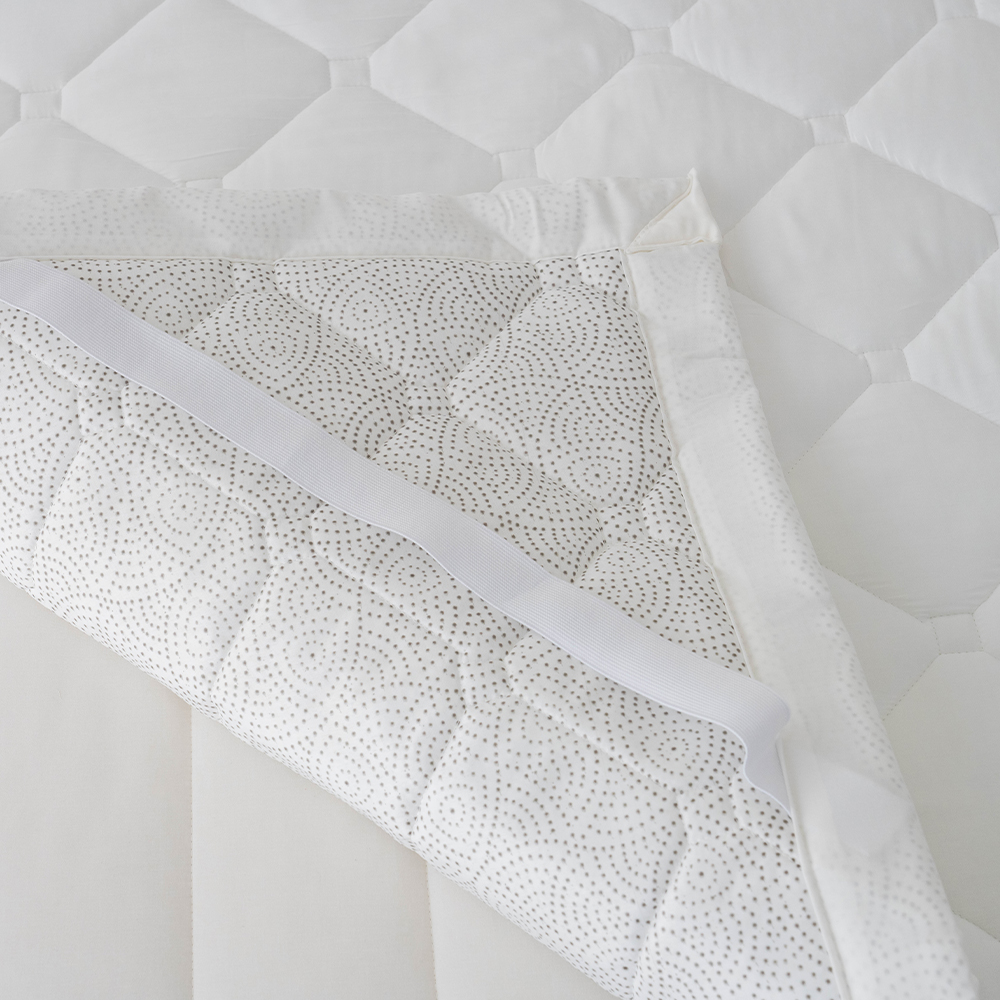 고정밴드침대패드 순면 무지 마리 심플 슈퍼싱글 퀸 킹 논슬립 침대패드