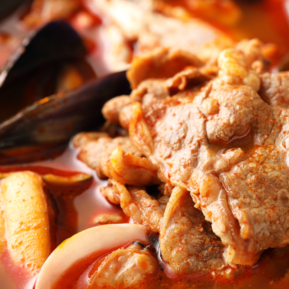 푸딩팩토리 고기듬뿍 우삼겹 짬뽕탕 450g 면제외 해물고기짬뽕 국물요리 소주안주 (면세) - 상세 이미지 5