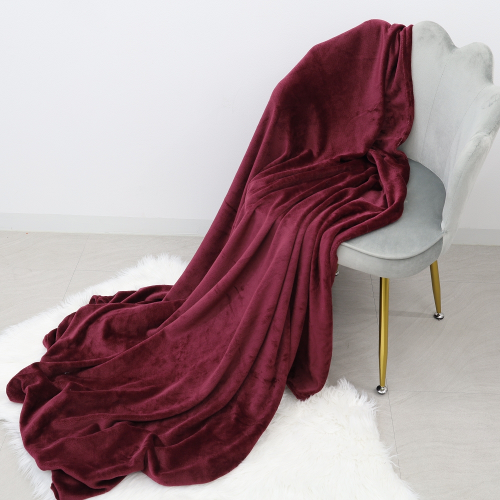 극세사 담요 150X200 캠핑 러그 얇은 이불 밍크 여름 대형 담요 무지 그레이