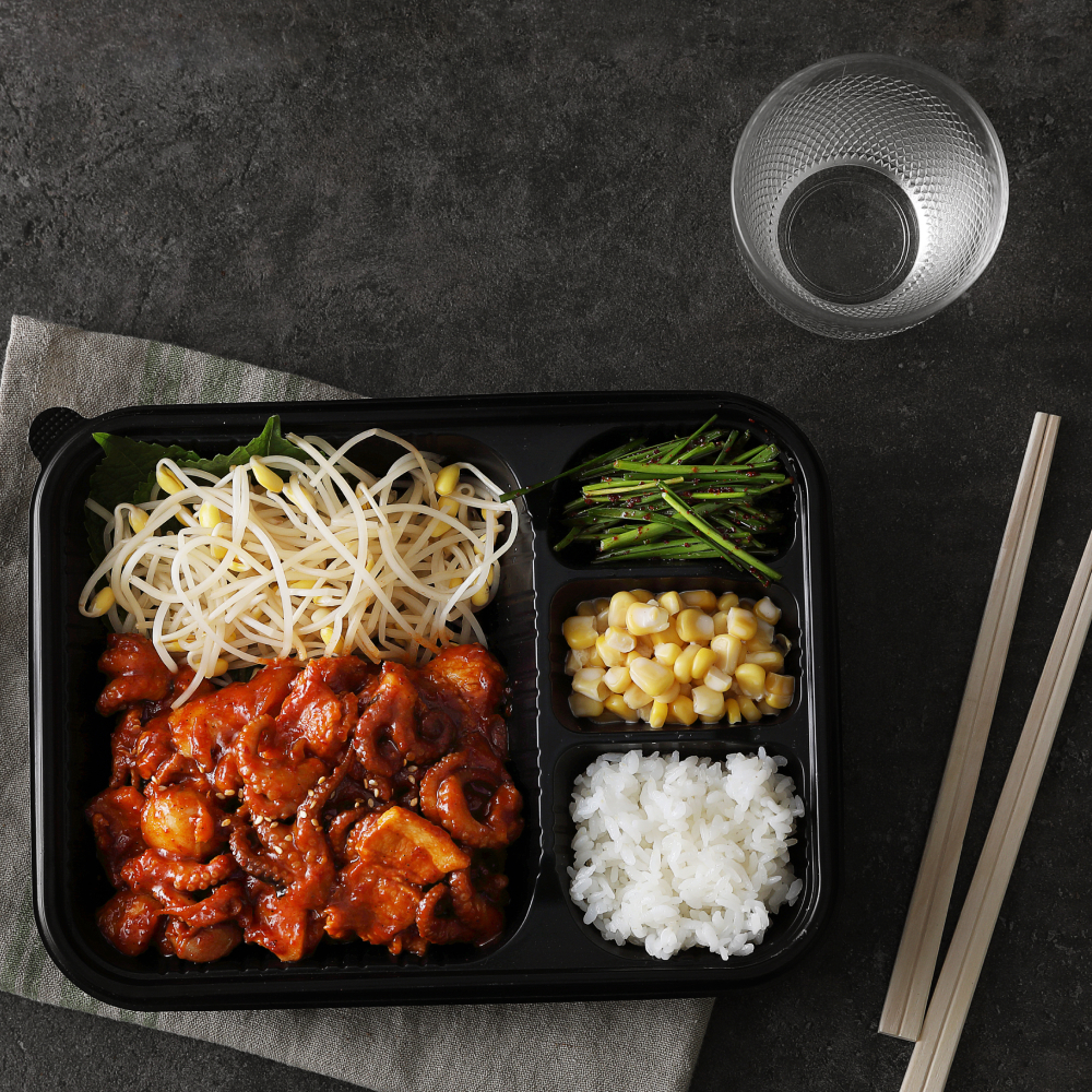 푸딩팩토리 특제양념 쭈꾸미삼겹살 350g 쭈꾸미삼겹볶음 쭈삼 밀키트 캠핑 덮밥 - 상세 이미지 5