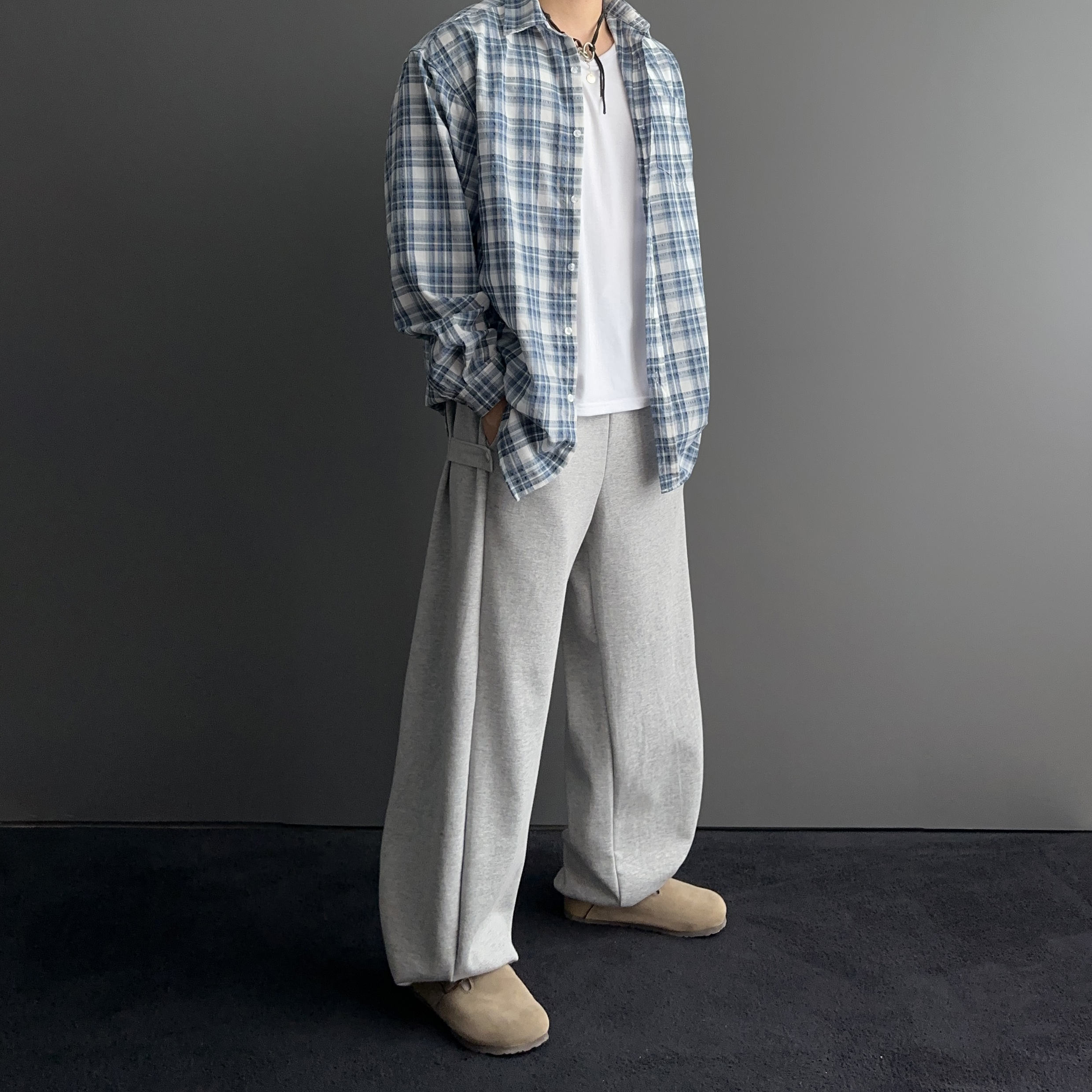 스웻팬츠 벌룬팬츠 남자와이드팬츠 - 상세 이미지 2