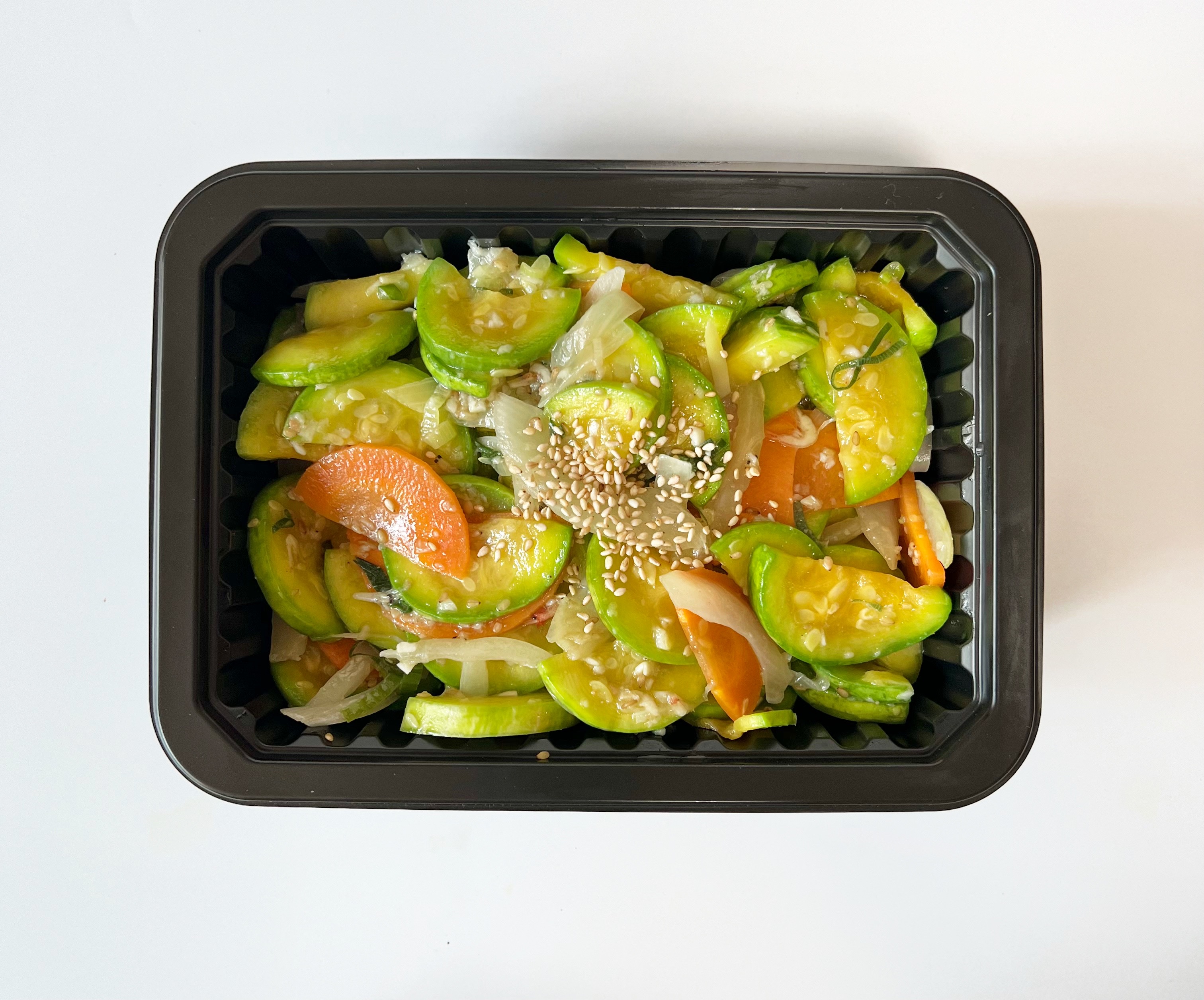 일주일반찬 대용량 국내산 애호박나물 450g 가정식 수제 반찬 - 메인 이미지