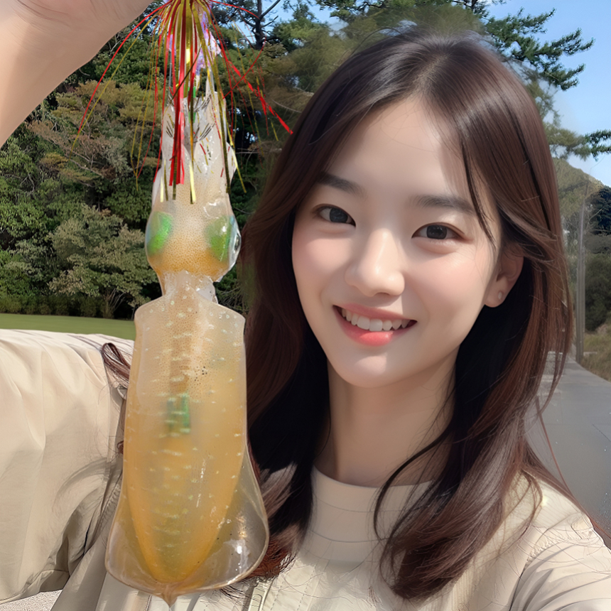 문어 애자 쭈꾸미 갑오징어 한치 무늬오징어 야광 축광 틴셀에자 - 상세 이미지 2