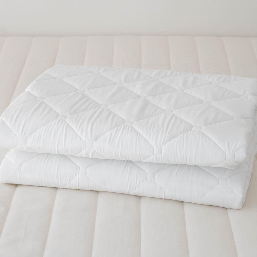 고정밴드침대패드 순면 무지 마리 심플 슈퍼싱글 퀸 킹 논슬립 침대패드