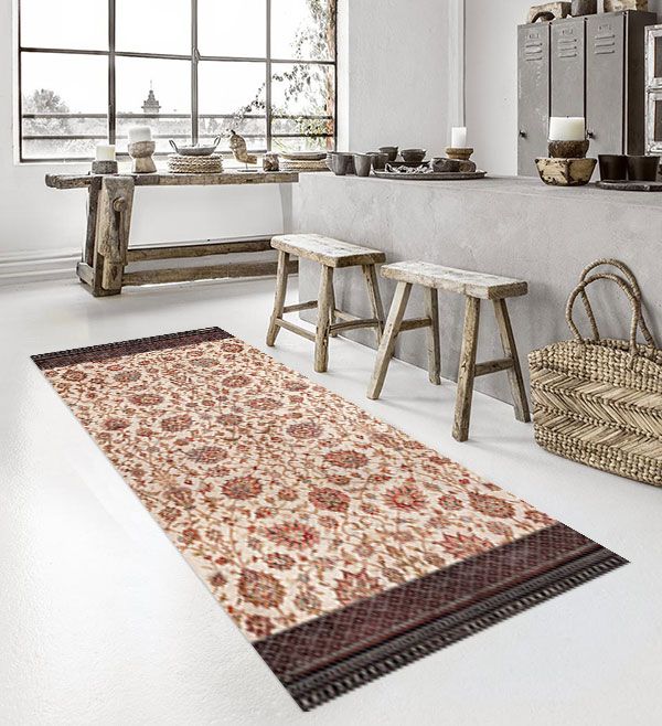 베이자플로우 PVC 러그 - 보헤미안 가든 폴 120 x 195 cm