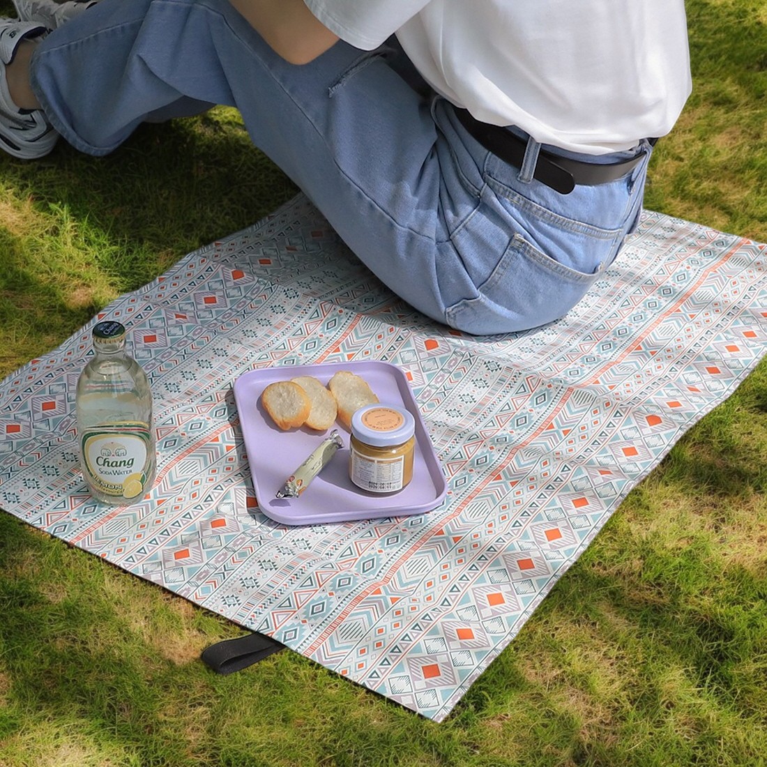 초경량 1인용 돗자리 유럽여행 미니 한강 돗자리 등산용 야외용 초등학생 소풍매트