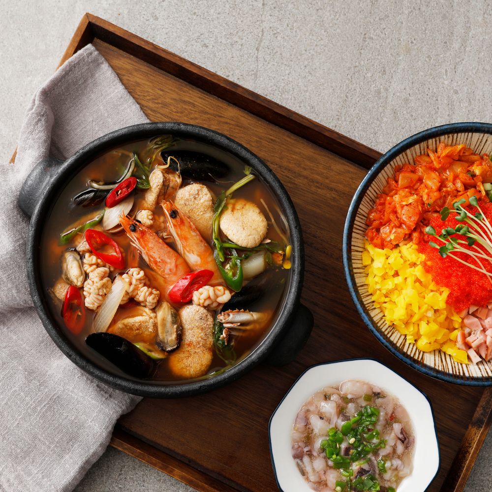 푸딩팩토리 해물알탕 700g 밀키트 해물탕 반조리식품 술안주베스트 캠핑국물요리 (면세) - 상세 이미지 5