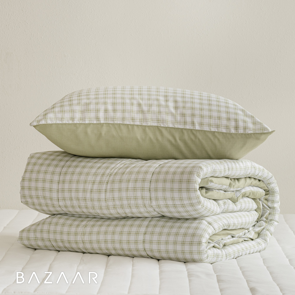 NEW 모노체크 먼지없는 사계절 차렵이불 패드세트 SS