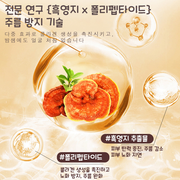 [1+1] 골드 콜라겐 주름 개선 크림 잔주름 완화 안티 링클 수분 크림 : 뷰티 오아시스
