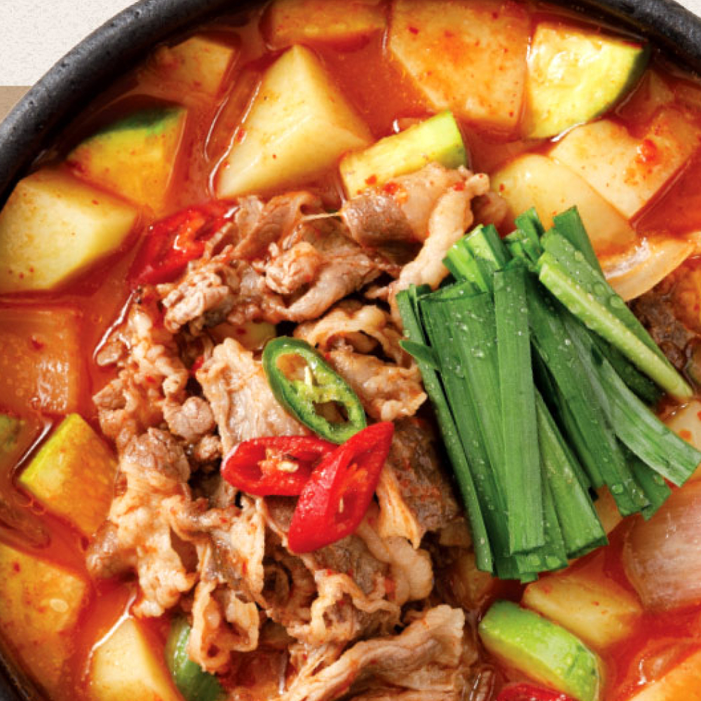 [푸딩팩토리] 우삼겹 고추장찌개 410g x 2개 가정식 국물요리 한끼요리 간편조리 - 상세 이미지 4