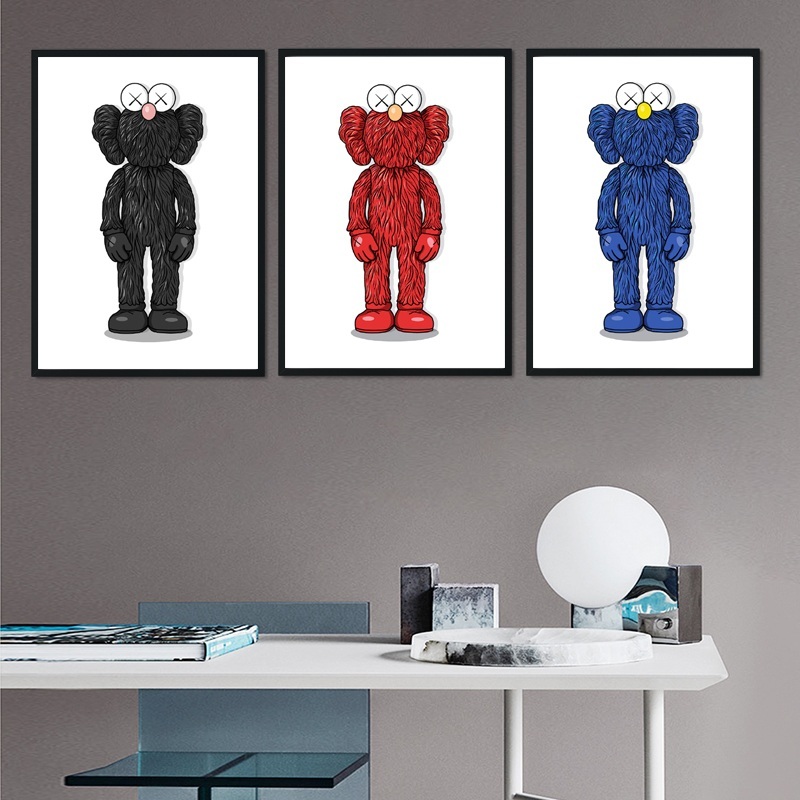 대형 kaws 카우스 인테리어 액자 포스터 - 상세 이미지 5