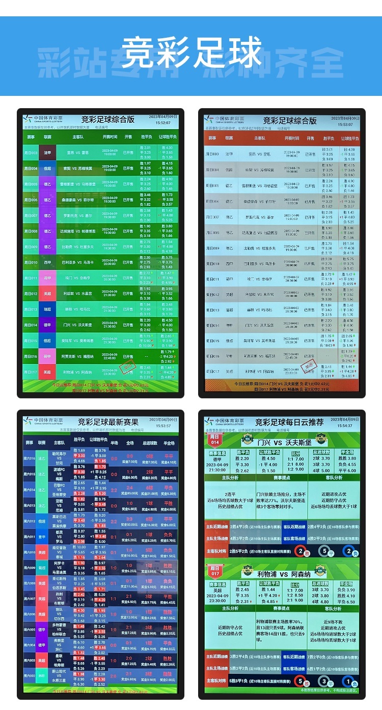 복권 전자 차트 디스플레이 트렌드 스테이션 - 상세 이미지 4