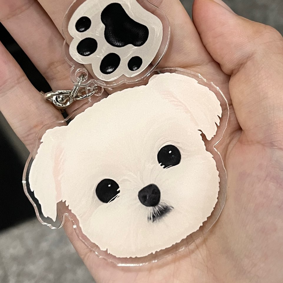 강아지 발바닥 고양이 발바닥 키링 냥젤리 멍젤리 발바닥 키링(4type) - 상세 이미지 5