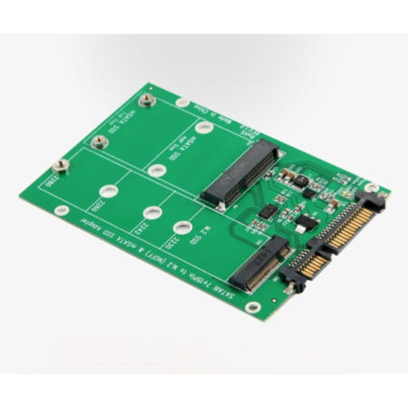 [BLC 협력사]소형노트북전용 M.2/mSATA to SATA 컨버터(2.5인치) 조립 IDE 케이블 플랫