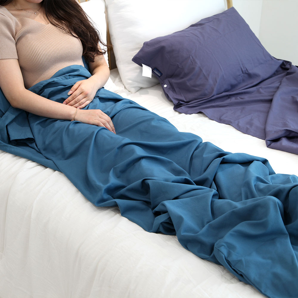 빈슨메시프 침낭라이너 여행용 이불 라이너 담요 이너침낭 내피 베이지 - 상세 이미지 3