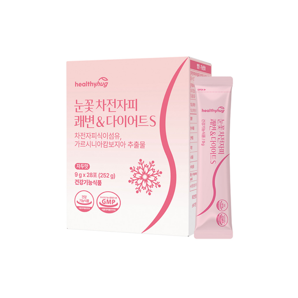 눈꽃 차전자피 식이섬유 쾌변 다이어트 섬유질 잔변감 장비움 가루 스틱 - 메인 이미지