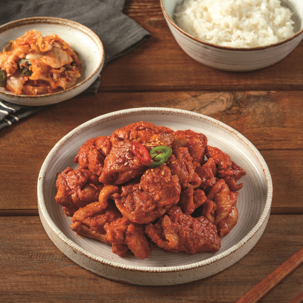100% 순살 닭다리살 닭갈비 1팩 혼밥 먹방 간편조리 - 상세 이미지 2