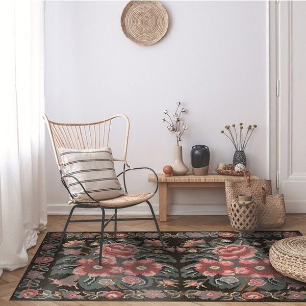 베이자플로우 PVC 러그 - 마리 블랙 180 x 260 cm