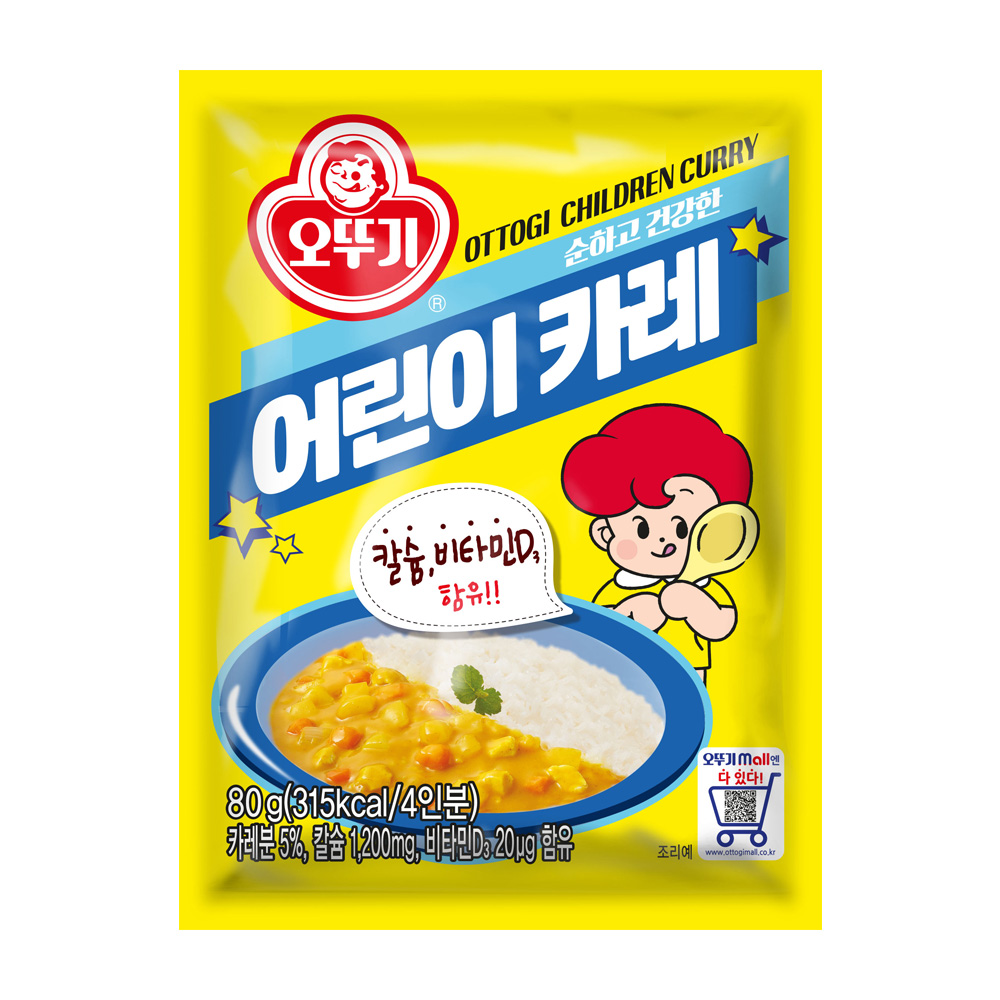 오뚜기 어린이 카레 80g - 상품 이미지
