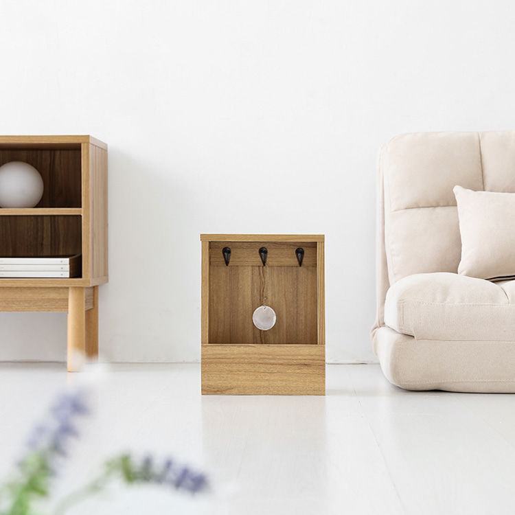 폴라보 미니수납선반 KRM3225 250x120x320mm, 1단, 캄포어베니어 1154.6722 - 상세 이미지 2